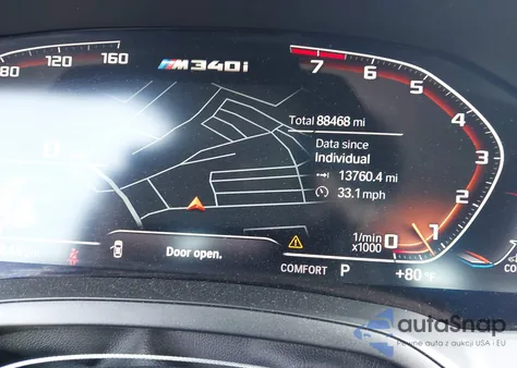 2020 BMW 3 Series M340I xDrive z USA, uszkodzony, nr VIN WBA5U9C01LFH25733